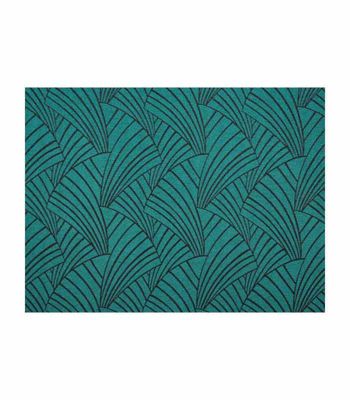 Rideau art deco vert foncé - 135x250cm - Vert foncé