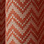 Rideau Asar Effet jacquard 260x140cm GoodHome Terracotta