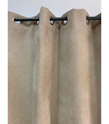 Rideau beige Uni Phonique, Isolant, Thermique et Occultant - 140x260cm - Beige
