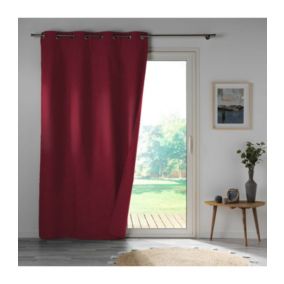 Rideau bordeaux 100% occultant black out 140x260cm - 140x260cm - Bordeaux