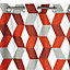 Rideau Colours Bernau 3D rouge l.140 x H.240 cm