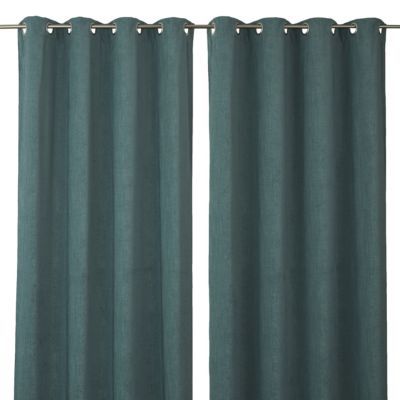 Rideau Colours Spanish vert eau l.140 x H.240 cm