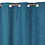 Rideau Colours Valencia bleu l.140 x H.240 cm