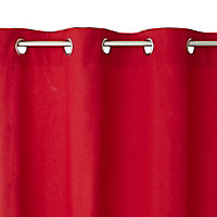 Rideau Colours Zen rouge l.140 x H.240 cm