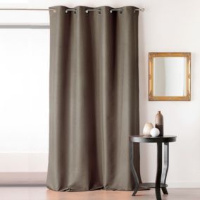 Rideau d'ameublement 100% occultant (140x240 cm - Taupe)