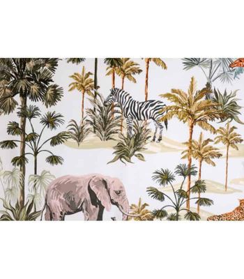 Rideau d'ameublement Ambiance Africaine - 145x240cm - Multicolore