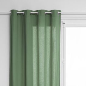 Rideau d'ameublement "Anjali" en Coton 135 x 240 cm Atmosphera - Vert