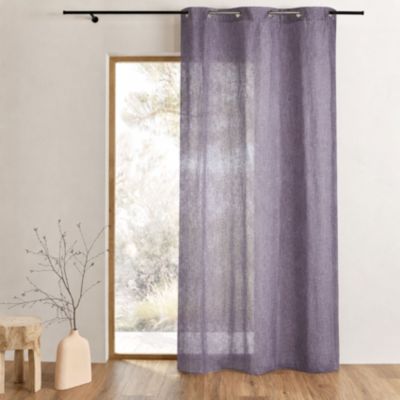 Rideau d'ameublement  - Effet chiné (140x260 cm - Violet parme)