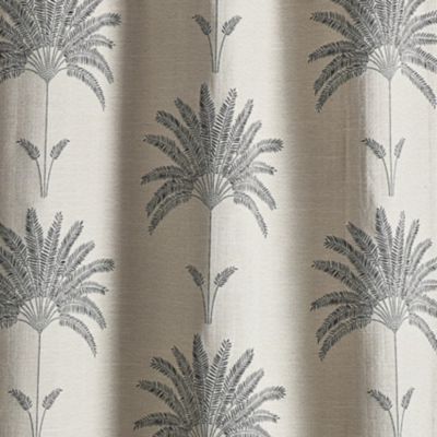 Rideau d'ameublement en jacquard (140x260 cm - Noir)