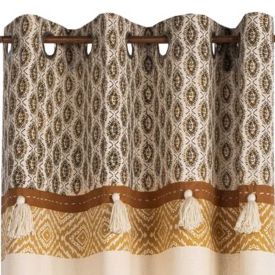 Rideau d'ameublement esprit baroque (135x250 cm - Multicolore)