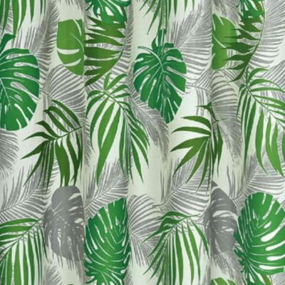 Rideau d'ameublement esprit tropical (140x180 cm - Vert)