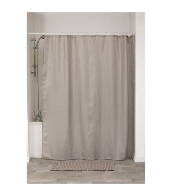 Rideau de douche 180 x 200 cm déco Mimétisme façon Lin