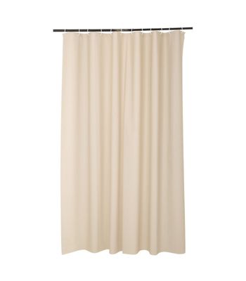 Rideau de douche 180 x 200 cm - PEVA Uni - 180x200cm - Taupe