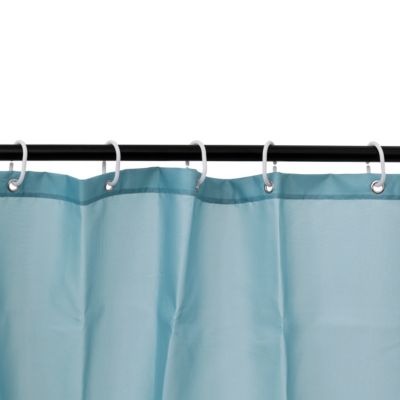Rideau de douche 180x200 cm, bleu artic, 5Five