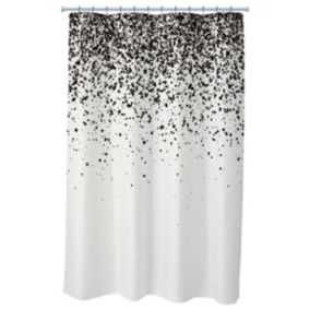 Barre de rideau de douche autobloquante (de 135 à 250 cm) Blanc - Déco  salle de bain - Eminza