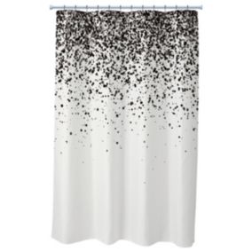 AMDXD Rideau Douche Anti Moisissure, Rideau Douche Anti Moisissure 120x180  Gris Polyester Feuille Motif Rideau de Douche Salle de Bain : :  Cuisine et Maison