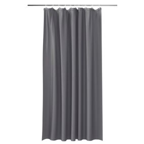 Rideau de douche Anthracite Koros 180 x 200 cm GoodHome