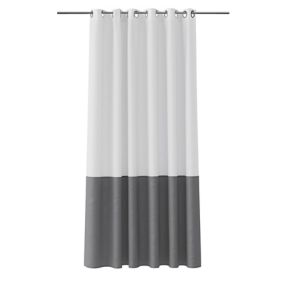 Rideau de douche MSV textile 120 x 200 cm lightgrey - HORNBACH