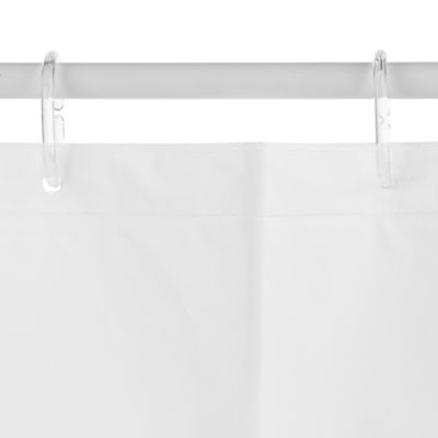 Rideau de douche blanc Eva 180 x 200 cm