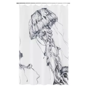 Rideau de douche blanc Islay 180 x 200 cm GoodHome