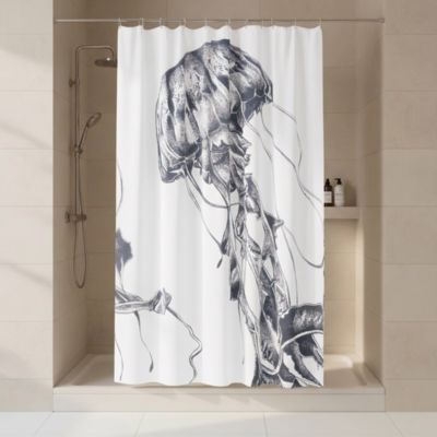 Rideau de douche blanc Islay 180 x 200 cm GoodHome