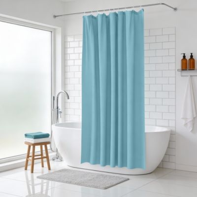 Rideau de douche bleu cascade Kina 180 x 200 cm GoodHome