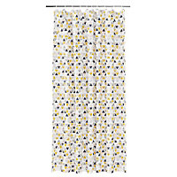 Rideau de douche en polyester L.200 x H.180 cm, triangles multicolores, GoodHome Koros