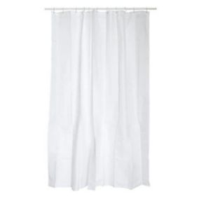 Rideau de douche en polyester - MSV - 120x200cm - Blanc