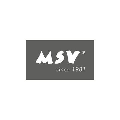 Rideau de douche en polyester - MSV - 120x200cm - Blanc