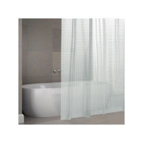 Rideau de douche EVA 180x200cm Premium 3D Transpararent MSV