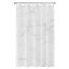 Rideau de douche GoodHome Elland L.200 x H.180 cm coloris marbre en lin et polyester
