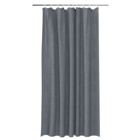 Rideau de douche gris Elland 180 x 200 cm GoodHome