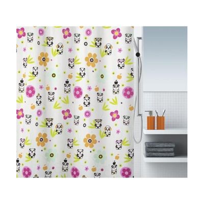 Rideau de douche PANDA LIFE 180x200cm Multicolor Spirella