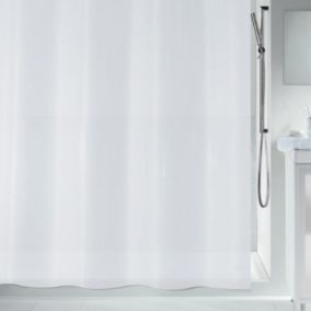 Rideau de douche PEVA BIO 120x200cm Blanc Spirella