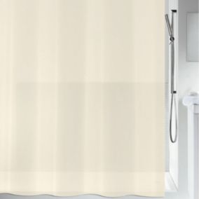 Rideau de douche PEVA BIO 180x200cm Beige Sable Spirella