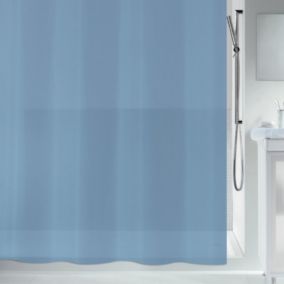 Rideau de douche PEVA BIO 180x200cm Bleu Clair Spirella