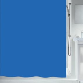 Rideau de douche PEVA BIO 180x200cm Bleu Spirella