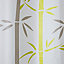 Rideau de douche plastique Peva multicolore décor bambou 180 x 200 cm Kuyto