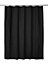 Rideau de douche plastique Peva noir 180 x 200 cm Palmi