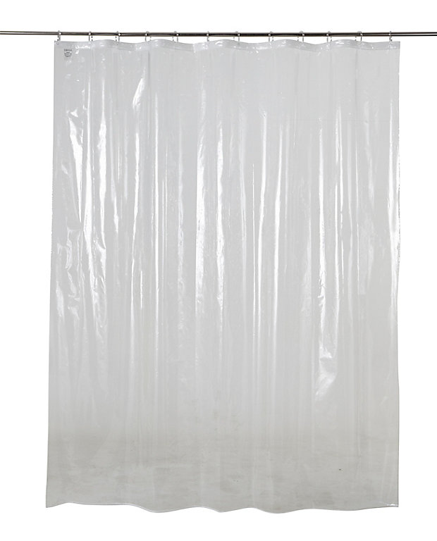 Rideau de douche plastique Peva transparent 180 x 200 cm Palmi
