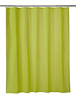 Rideau de douche plastique Peva vert 180 x 200 cm Palmi