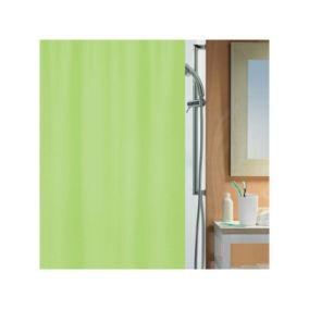 Rideau de douche Polyester 180x200cm ALEA Vert Anis Spirella