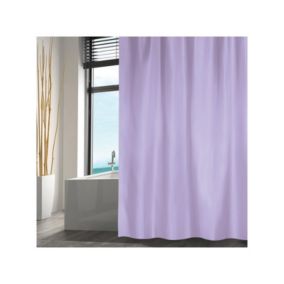 Rideau de douche Polyester 180x200cm Lavande MSV