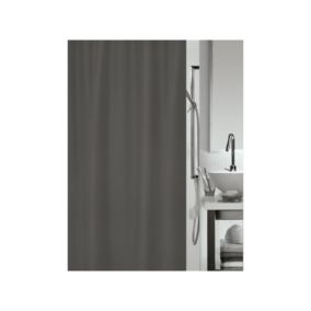 Rideau de douche Polyester ALEA 180x200cm Taupe Spirella