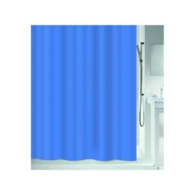 Rideau de douche Polyester ATLAS 180x200cm Bleu électrique Spirella