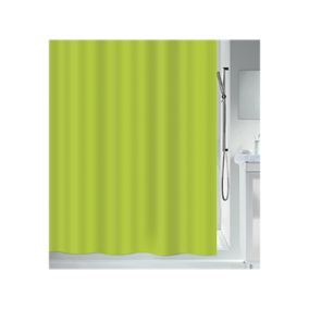 Rideau de douche Polyester ATLAS 180x200cm Vert anis Spirella