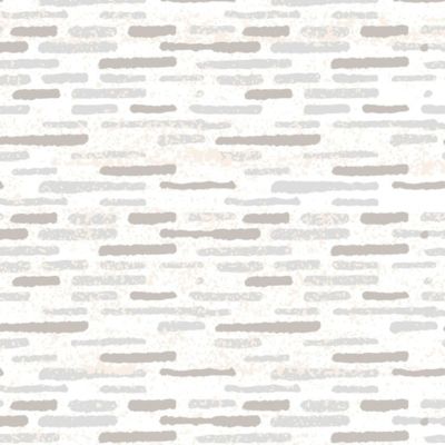 Rideau de douche Polyester BRIQUE 180x200cm Beige  Anneaux inclus MSV