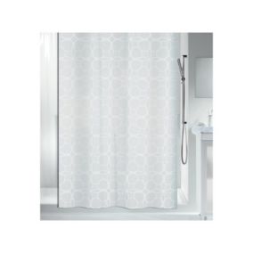 Rideau de douche Polyester FILIGRAN 180x180cm Blanc Spirella