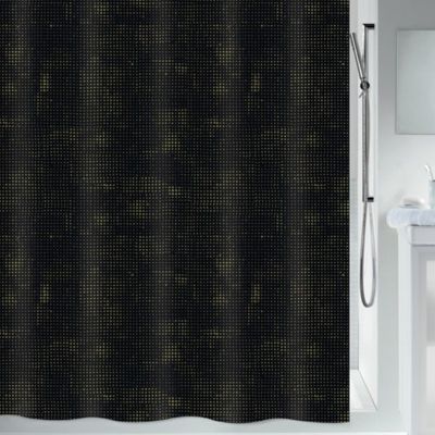Spirella Rideau de douche textile en bambou Green 180 x 180 cm