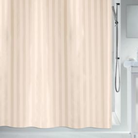 Rideau de douche Polyester MAGI 120x200cm Beige effet satiné Spirella